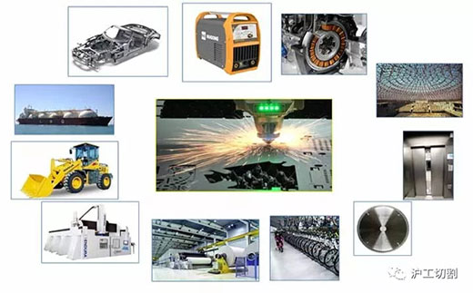 尊凯实业10米大幅面龙门光纤激光切割机应用行业