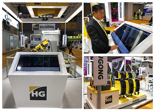 进博会首日尊凯实业意大利CEA展位展品智能焊接与切割云系统